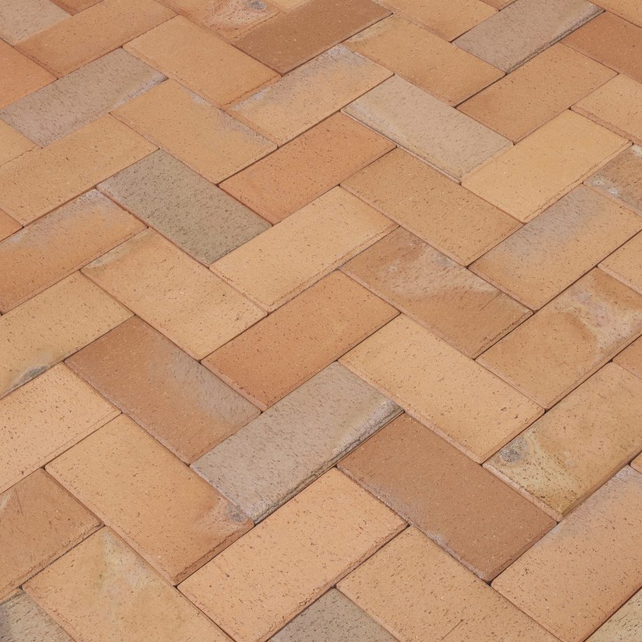 Брусчатка Husum Gelbbunt Kohlebrand